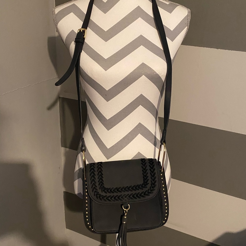 Black cross body bag